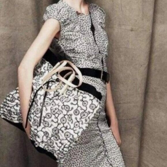 Nina Ricci Linen Knee-Length Dress Size: XS/S | US 2-4, FR36 NEW - Picture 9 of 10